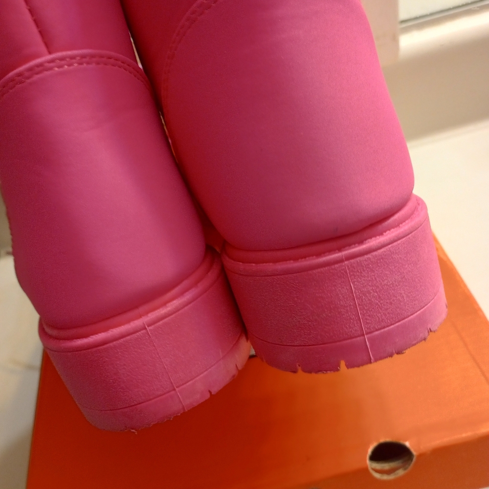 Rouge Women's Combat/Moto Boots New With Box - Picture 5 of 6